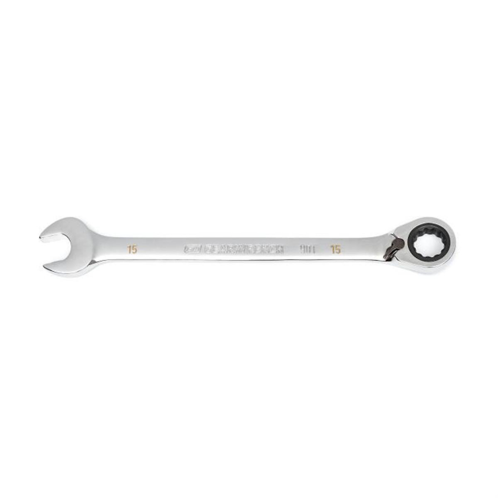 GearWrench Reversible Ratcheting Wrench — 15mm, 90-Tooth, 12 Point, Model# KDT86615